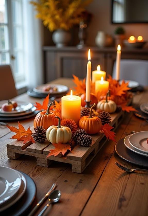 rustic pallet table decor