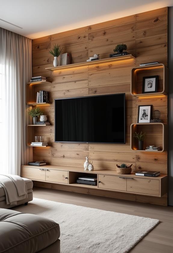 rustic pallet wood design