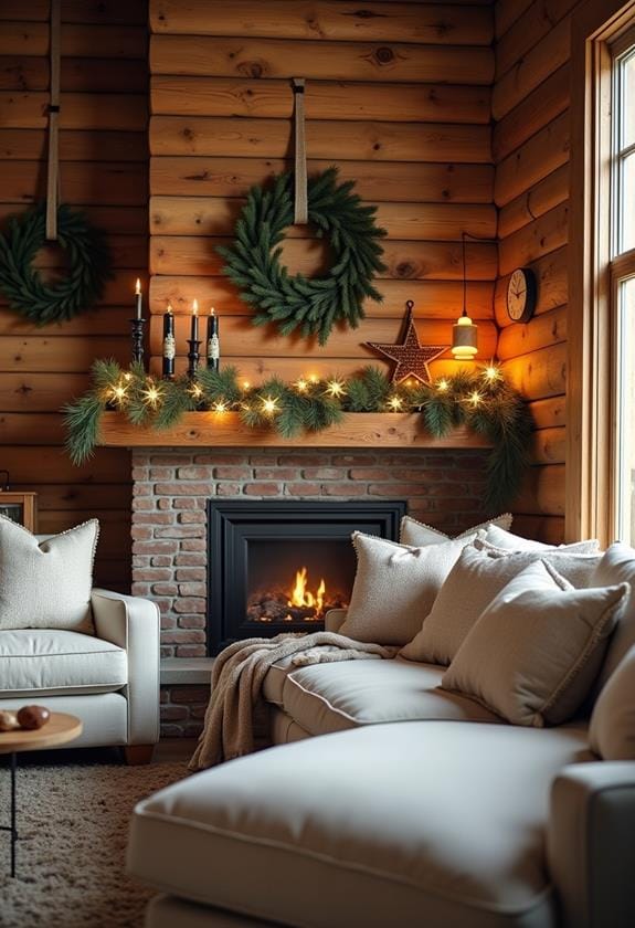 rustic wood plank aesthetics