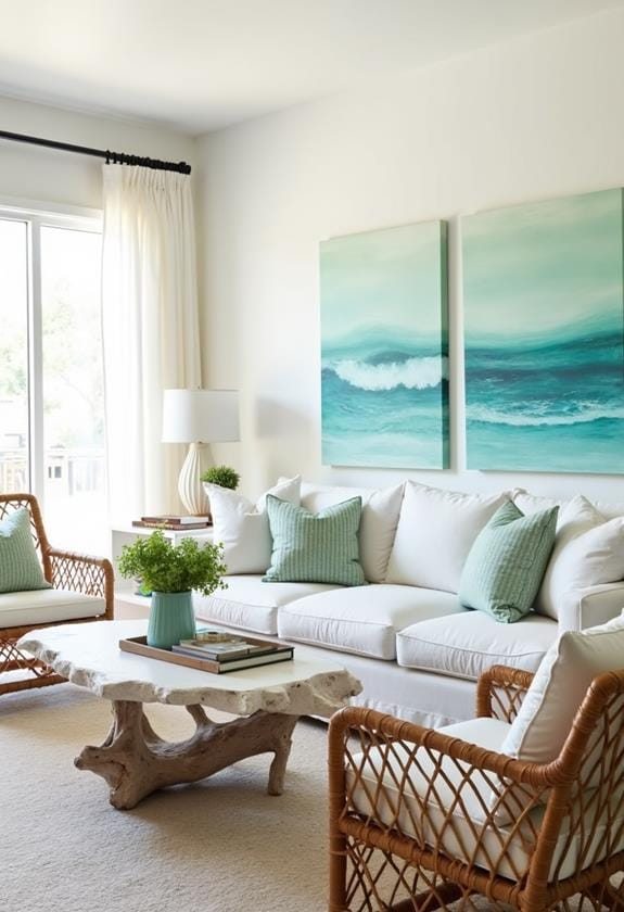 seaside themed artistic creations