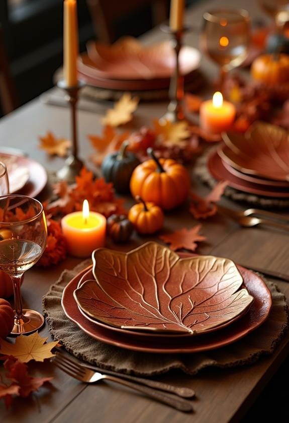 seasonal decor for tablescapes