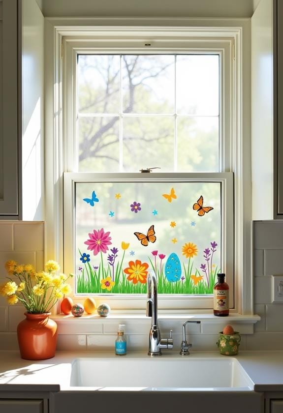 seasonal decorative window accents