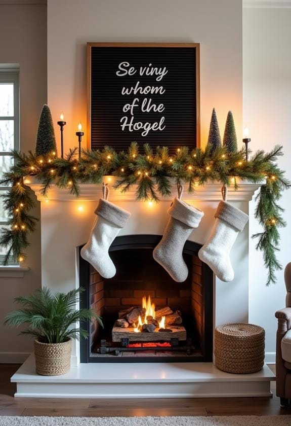 seasonal greeting display board