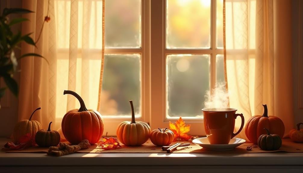 seasonal kitchen window decor