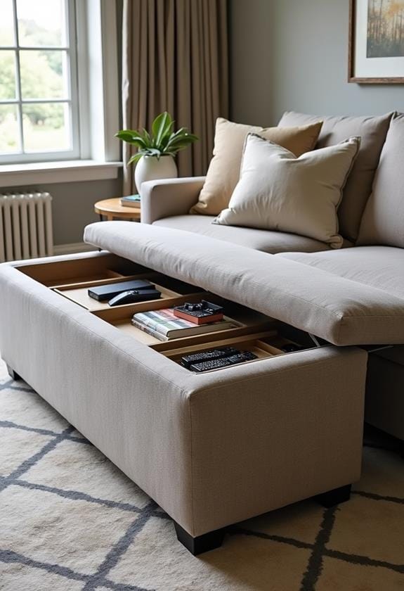 secret compartment ottoman design