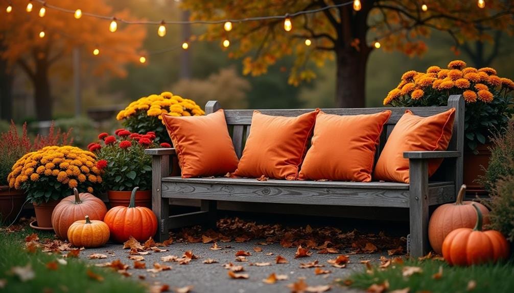 selecting autumn garden decorations