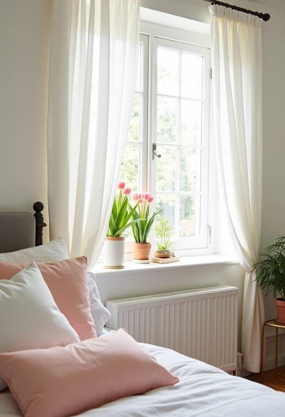 sheer breezy curtain designs