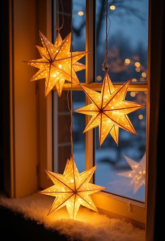 shining celestial window decorations