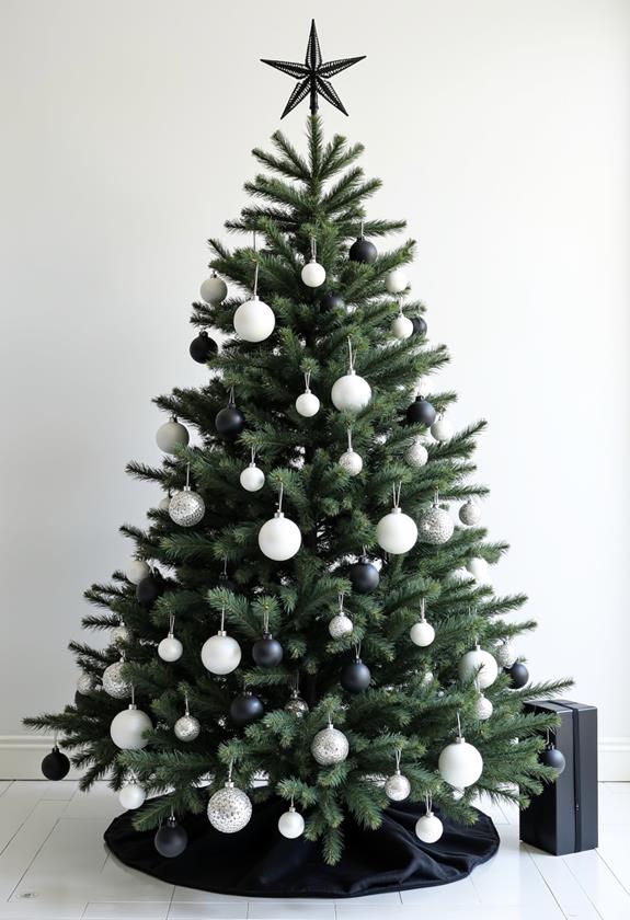 single color holiday decorations