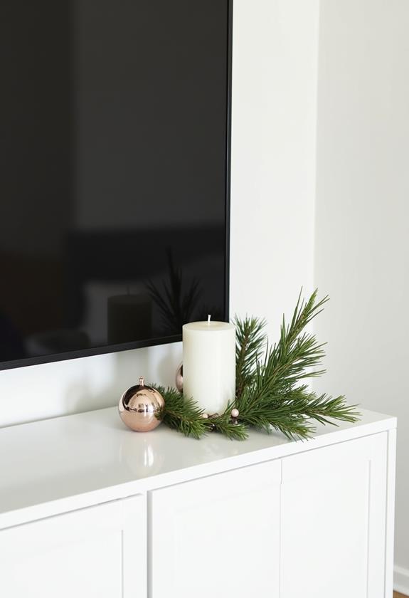 sleek holiday decor style