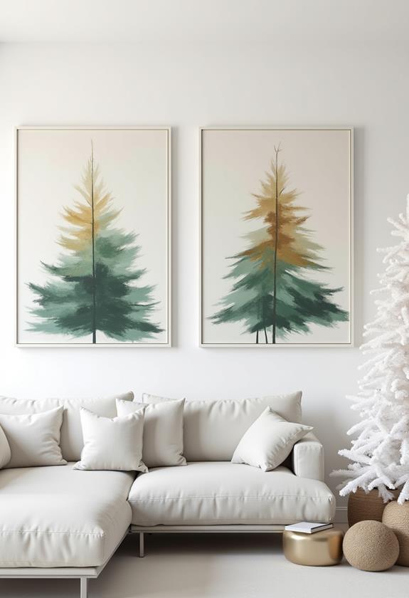 sleek holiday tree ideas