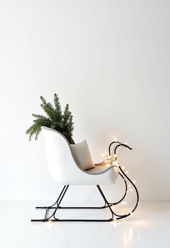 sleek minimalist sleigh design