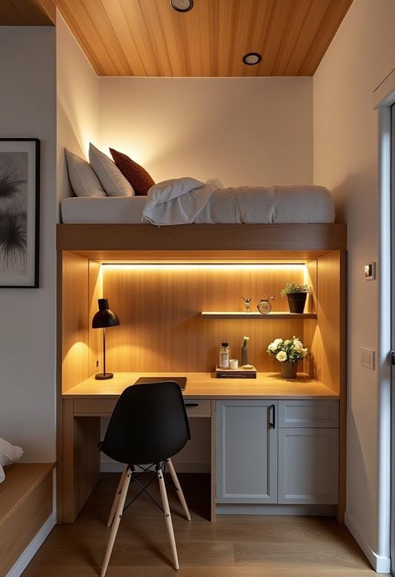 space saving loft bed solutions