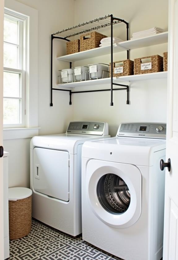 space saving wall drying racks