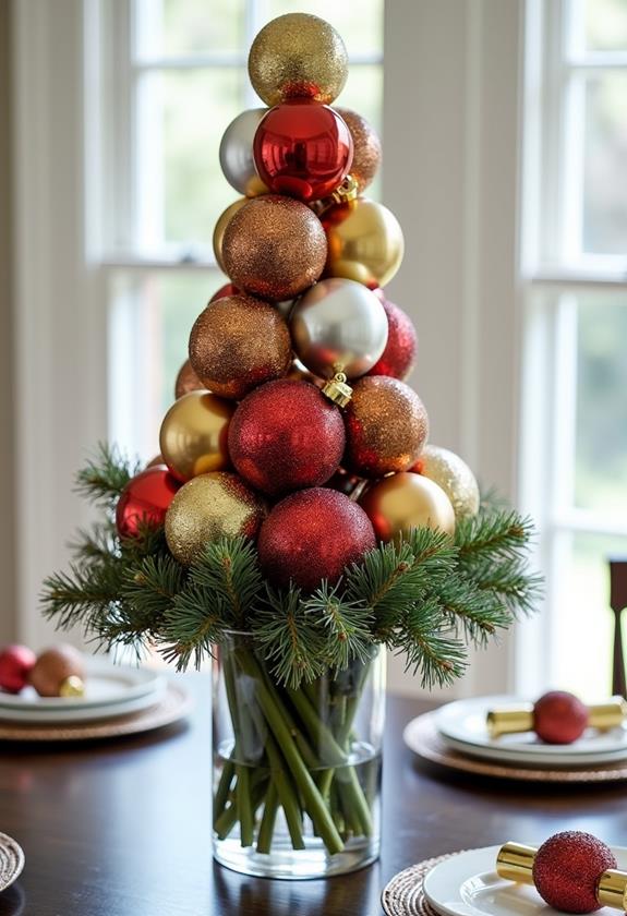 sparkling decorative tree arrangement