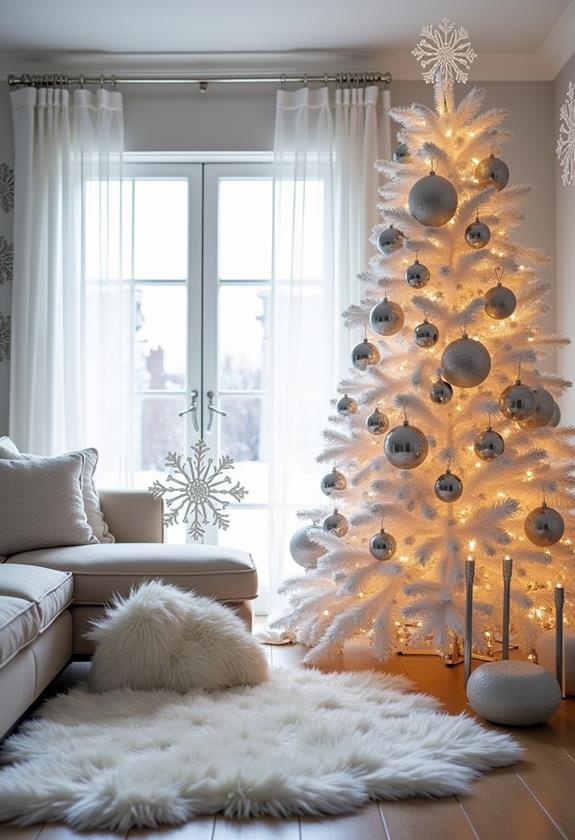sparkling winter holiday decor