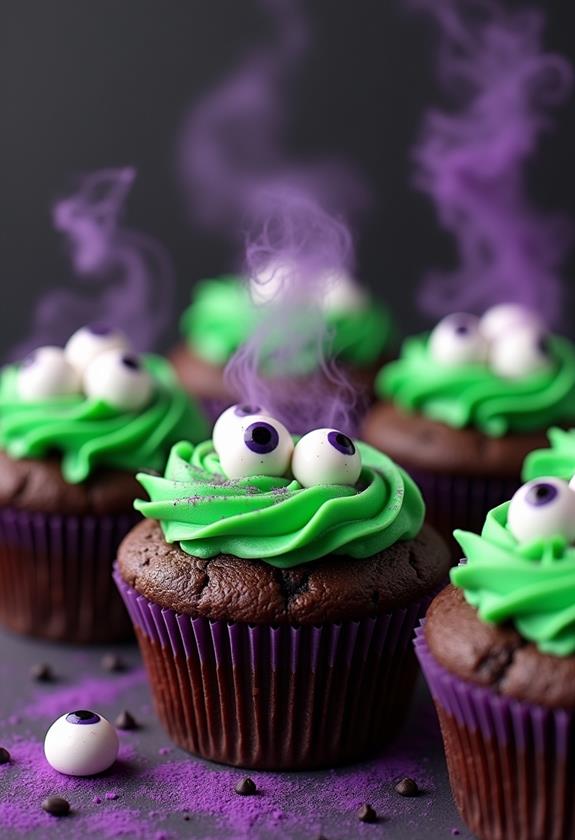 spellbinding cauldron cupcakes delight