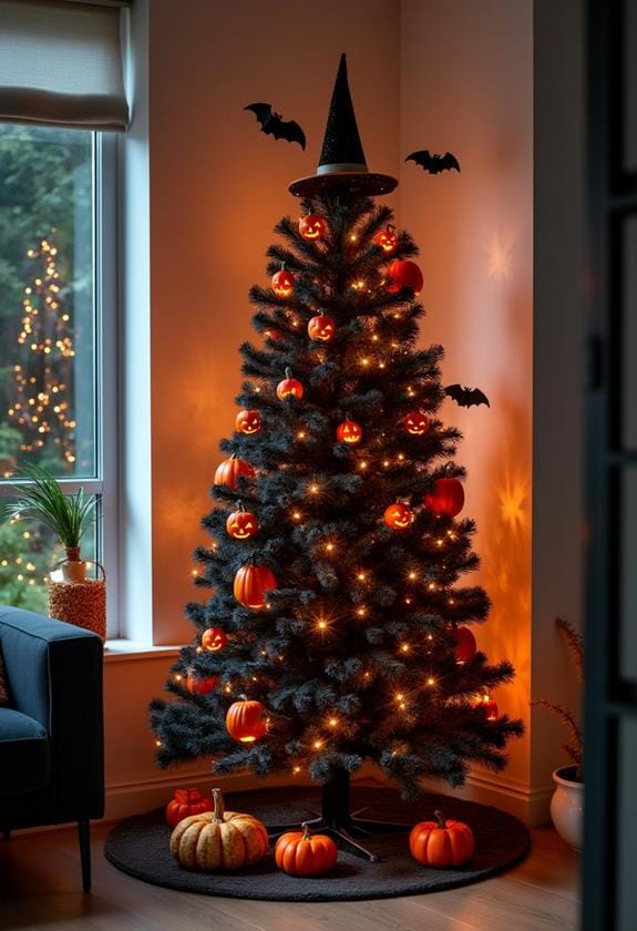 spooktacular halloween tree decor