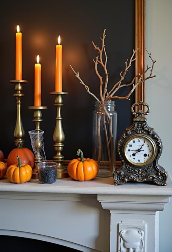 spooky candleholders for ambiance