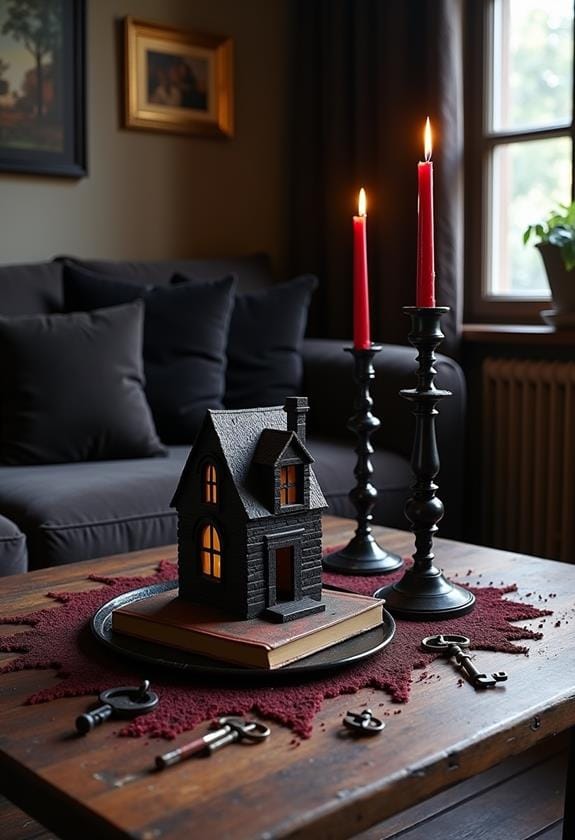 spooky candlelight decorations