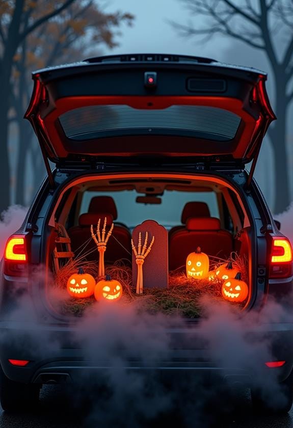 spooky car decorations showcase