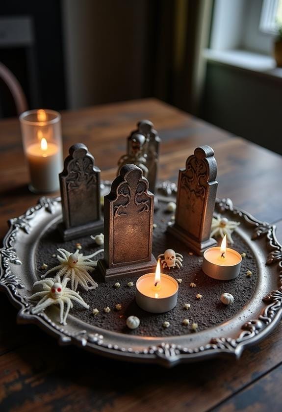 spooky cemetery decor showcase