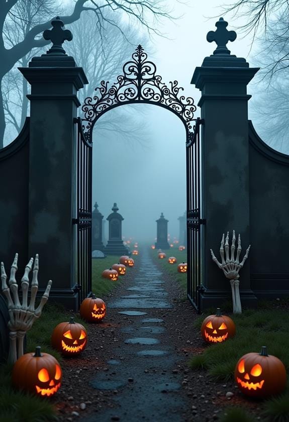 spooky cemetery threshold awaits