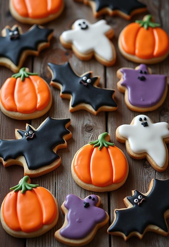 spooky halloween cookie designs