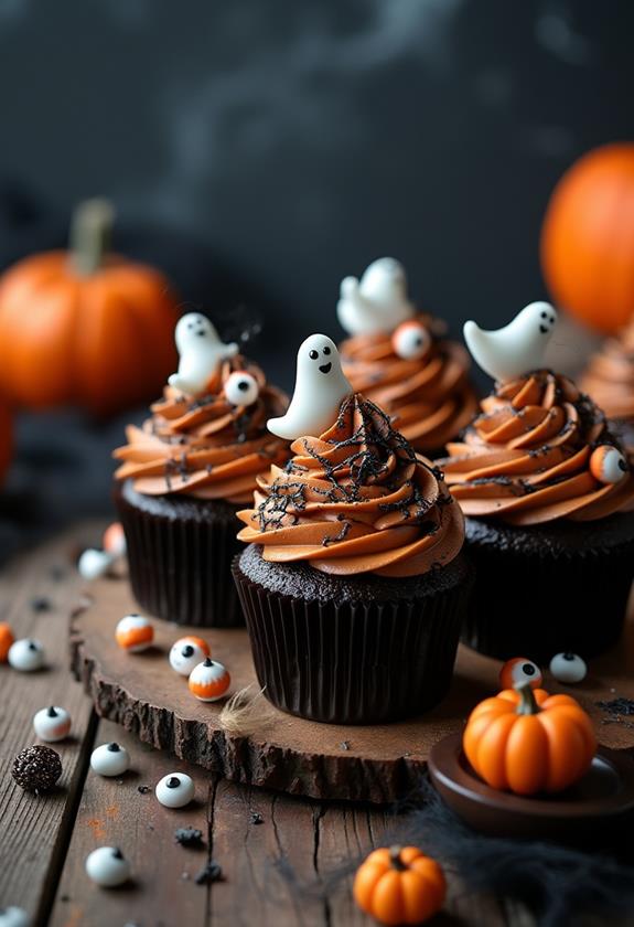 spooky halloween cupcake decorations
