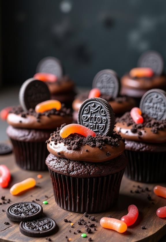 spooky halloween themed dessert