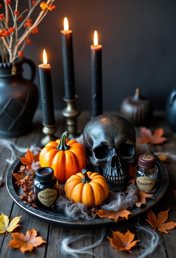 spooky halloween tray ideas