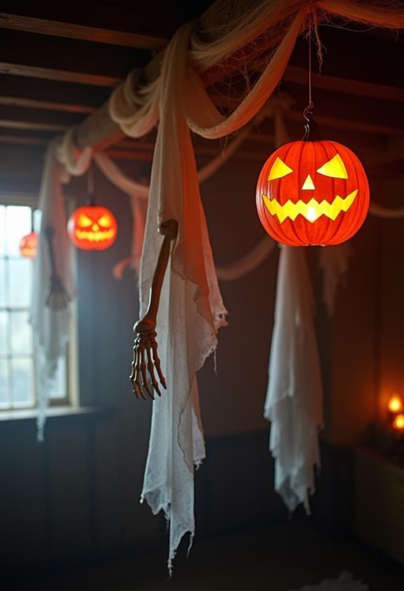 spooky handmade hanging ornaments