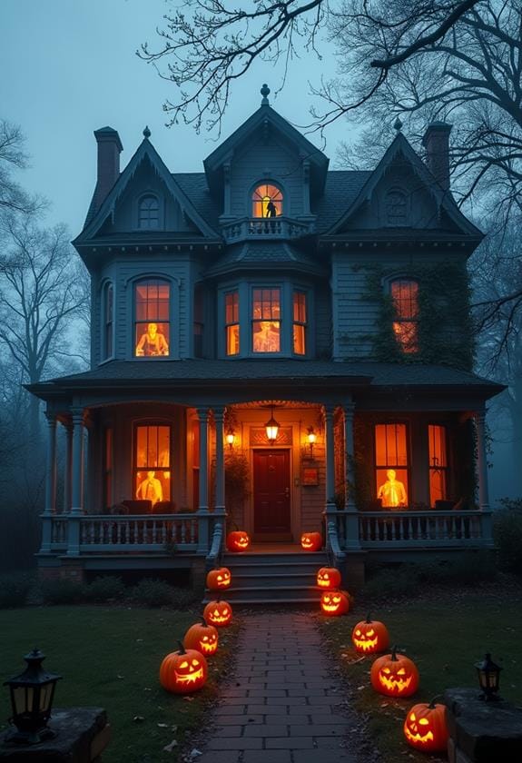 spooky outdoor halloween decorations