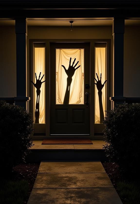 spooky outdoor light decor