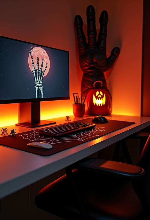 spooky seasonal office accessories