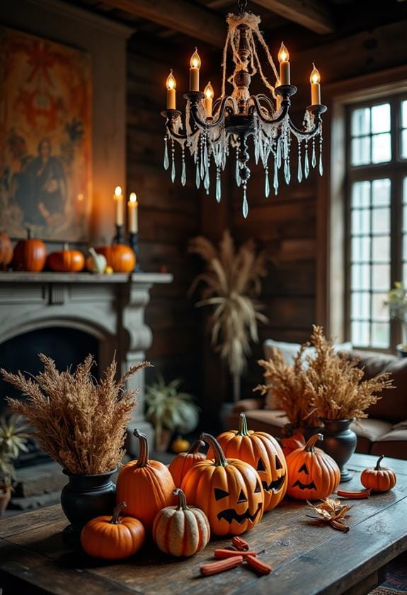 spooky vintage halloween decor
