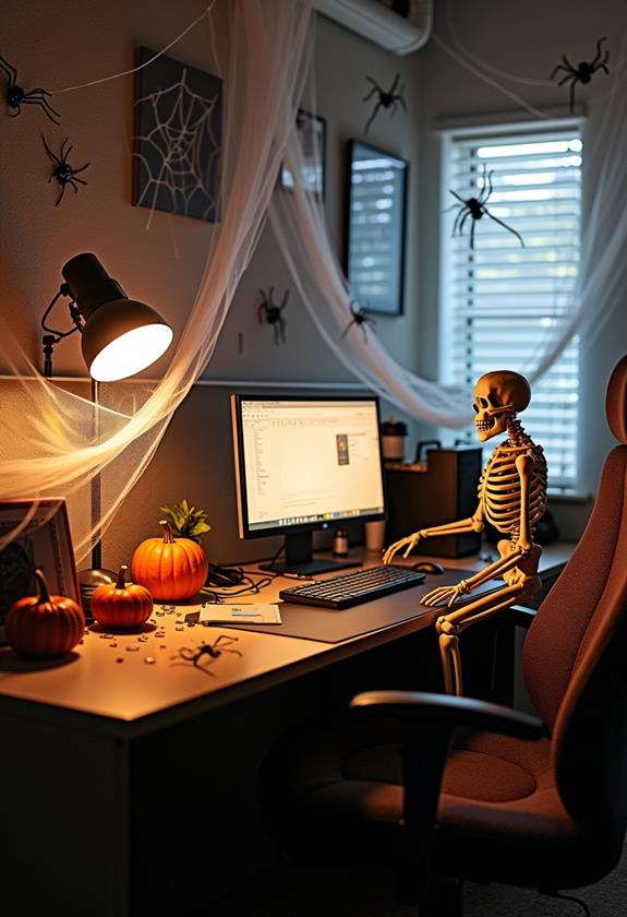 spooky workspace makeover revealed