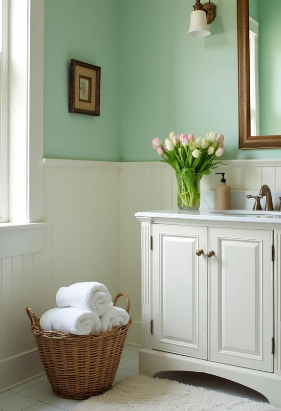spring bathroom decor inspiration