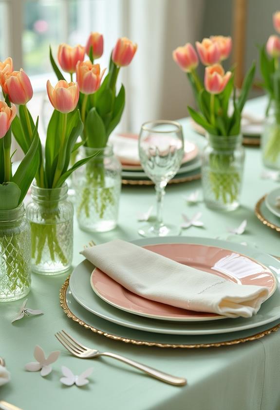 spring dining table inspiration