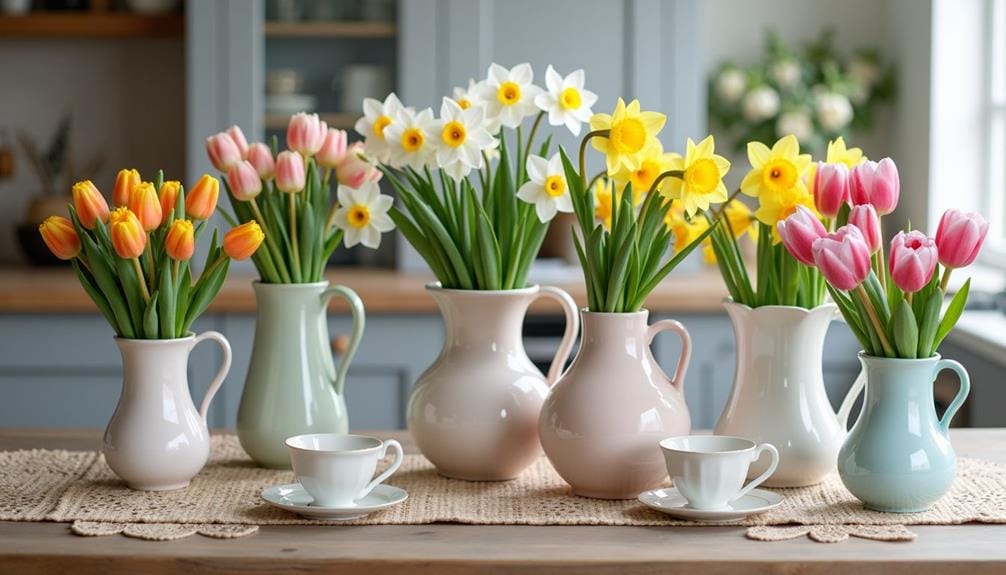 spring kitchen table decor ideas