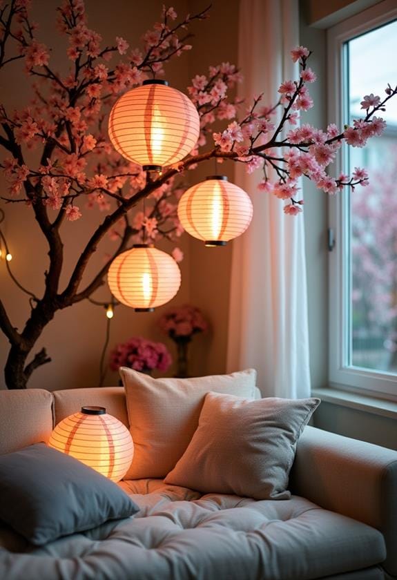 spring lantern decor ideas