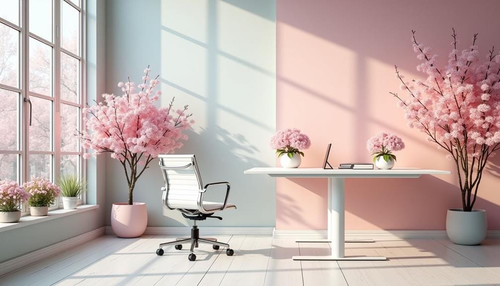 spring office decor ideas