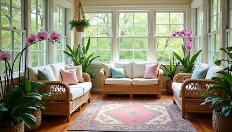 spring sunroom decor ideas