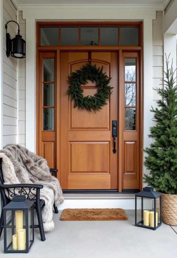 stylish faux fur details