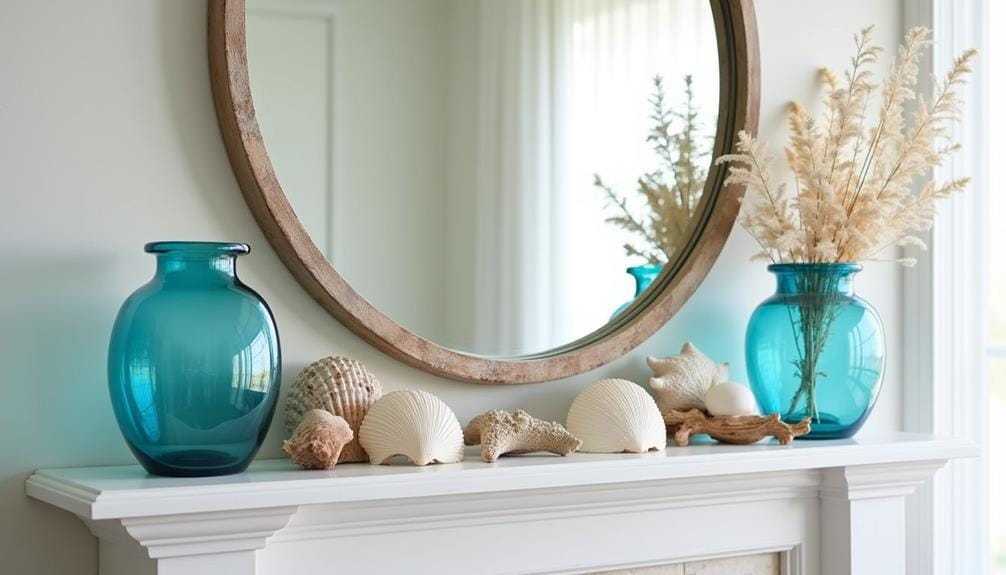 summer mantel decor choices