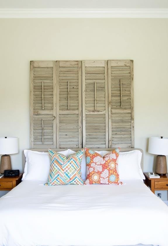sustainable reclaimed window shutters