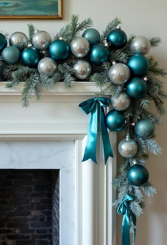 teal christmas decor inspiration