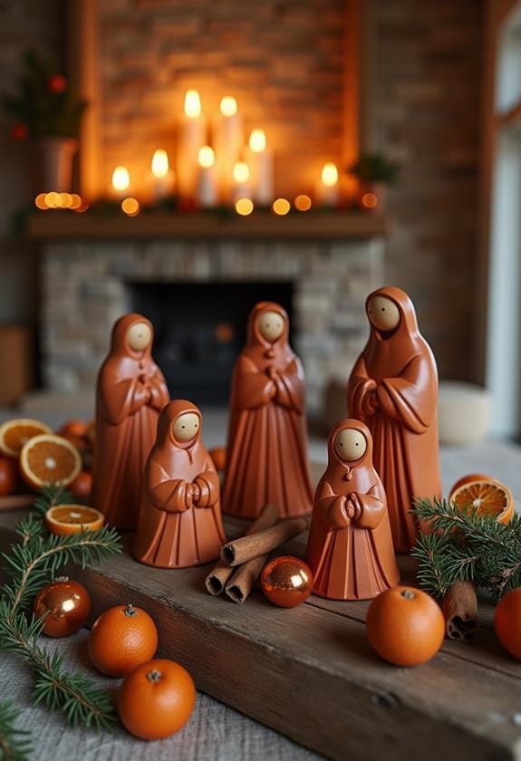 terracotta nativity figurines collection