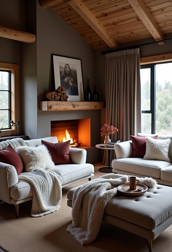 textiles providing layered warmth