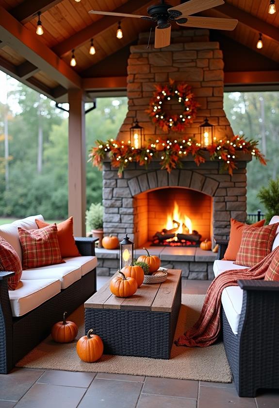 thanksgiving cozy fireside lounge